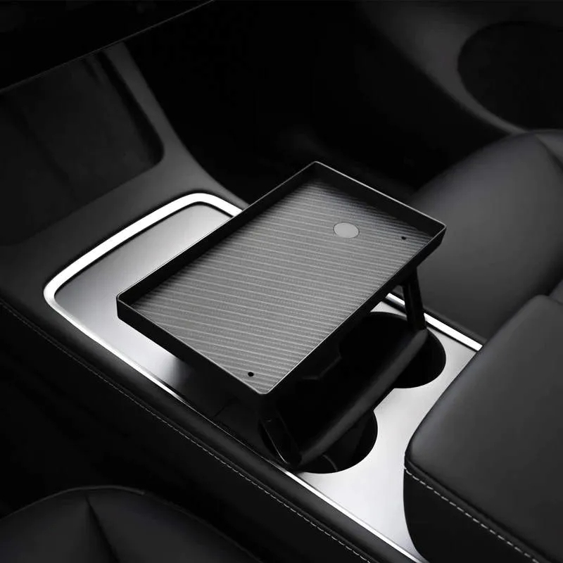 Magnetic Hidden Storage Tray for Tesla Model 3（2017-2023.10）/ Y（2020-2024）Behind Screen-TESGOD