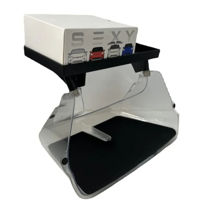 Magnetic Translucent Storage Box For Tesla Model 3/Y-TESGOD