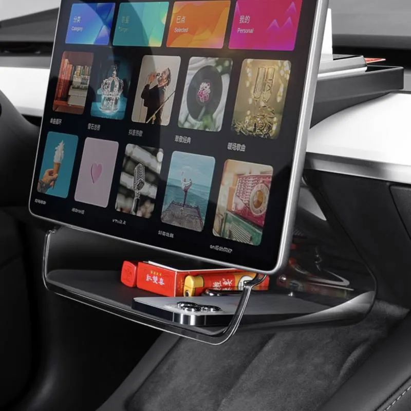 Magnetic Translucent Storage Box For Tesla Model 3/Y-TESGOD