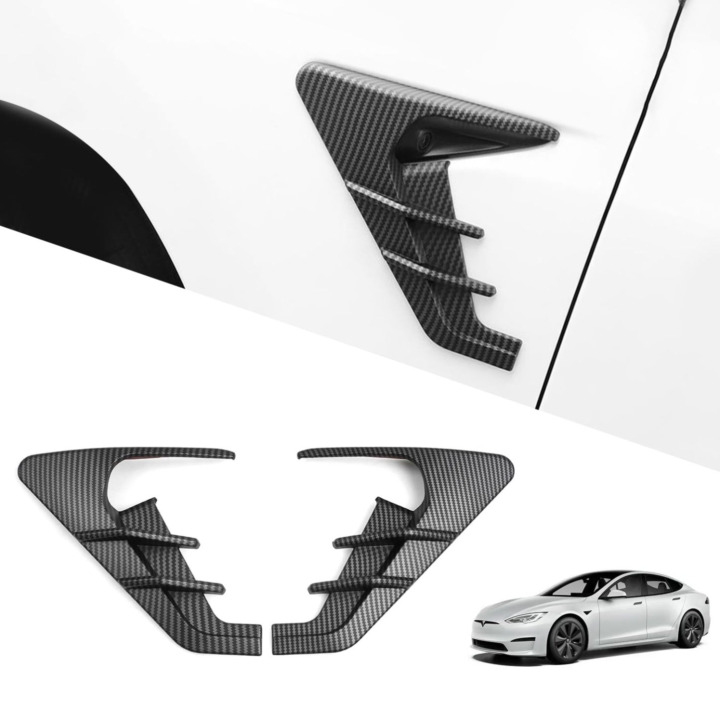 Tesla Model 3（2017-2023）/ Y（2020-2023）Side Camera Protection Cover-TESGOD