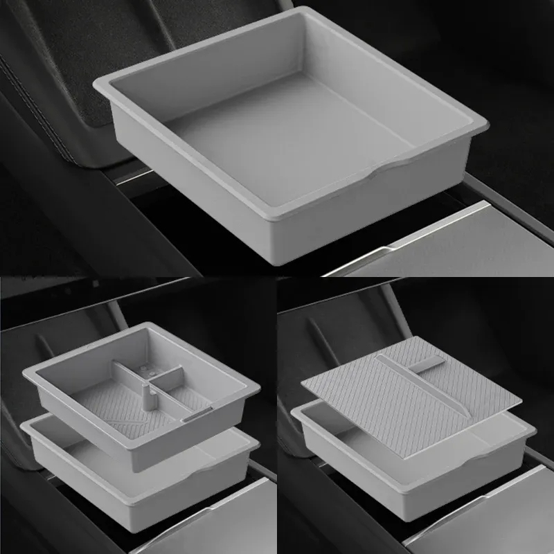 Model 3 Highland Center Console Silicone Storage Box-TESGOD