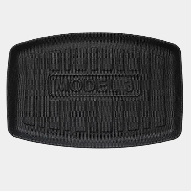 Model 3 highland（2024+）Frunk and Trunk All-Weather Cargo Floor Mat (3PCS)-TESGOD