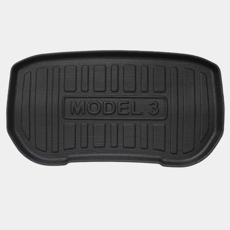Model 3 highland（2024+）Frunk and Trunk All-Weather Cargo Floor Mat (3PCS)-TESGOD