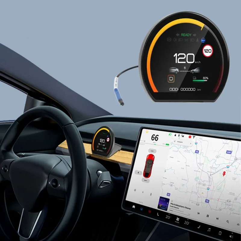 Model 3/Y 3.54’’ Switchback Mini Display Instrument Cluster-TESGOD