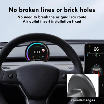 Model 3/Y 3.54’’ Switchback Mini Display Instrument Cluster-TESGOD