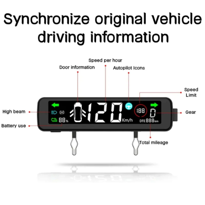 Model 3（2017-2023.10）/ Y（2020-2023） 3.9’’ Mini Dashboard Hidden HUD Head-Up Display-TESGOD