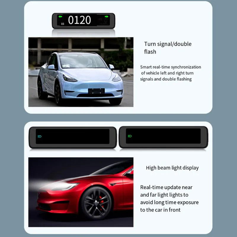 Model 3（2017-2023.10）/ Y（2020-2023） 3.9’’ Mini Dashboard Hidden HUD Head-Up Display-TESGOD