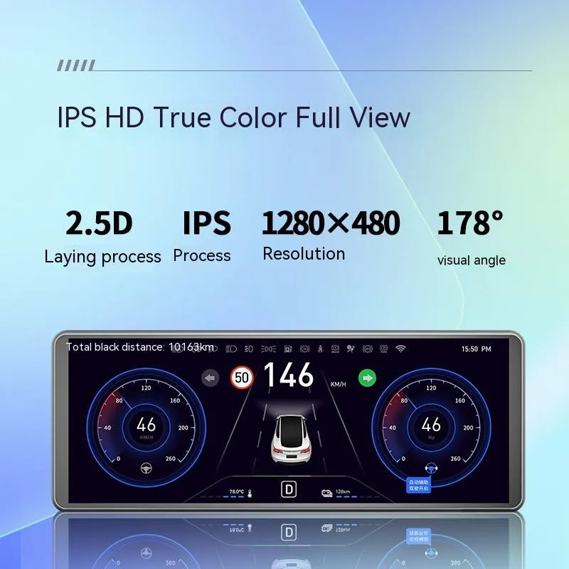 Model 3/Y 6.86'' Inch Screen Instrument Cluster Mini Display-TESGOD