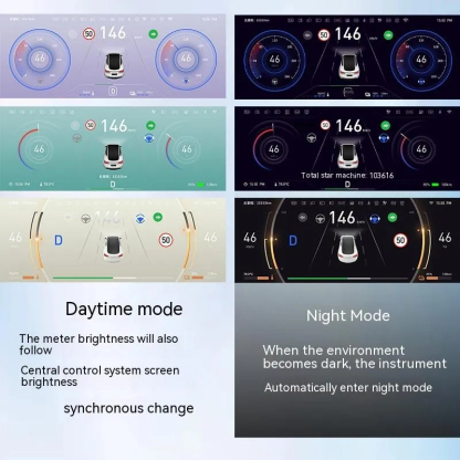 Model 3/Y 6.86'' Inch Screen Instrument Cluster Mini Display-TESGOD