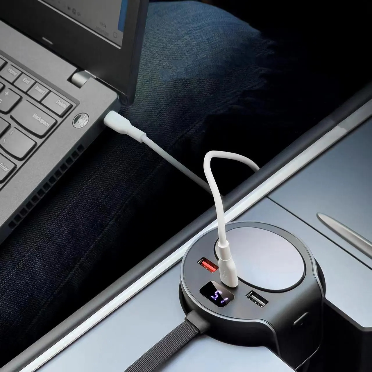 Model 3/Y（2022-2023） 65W Fast Charging HUB Docking Station-TESGOD