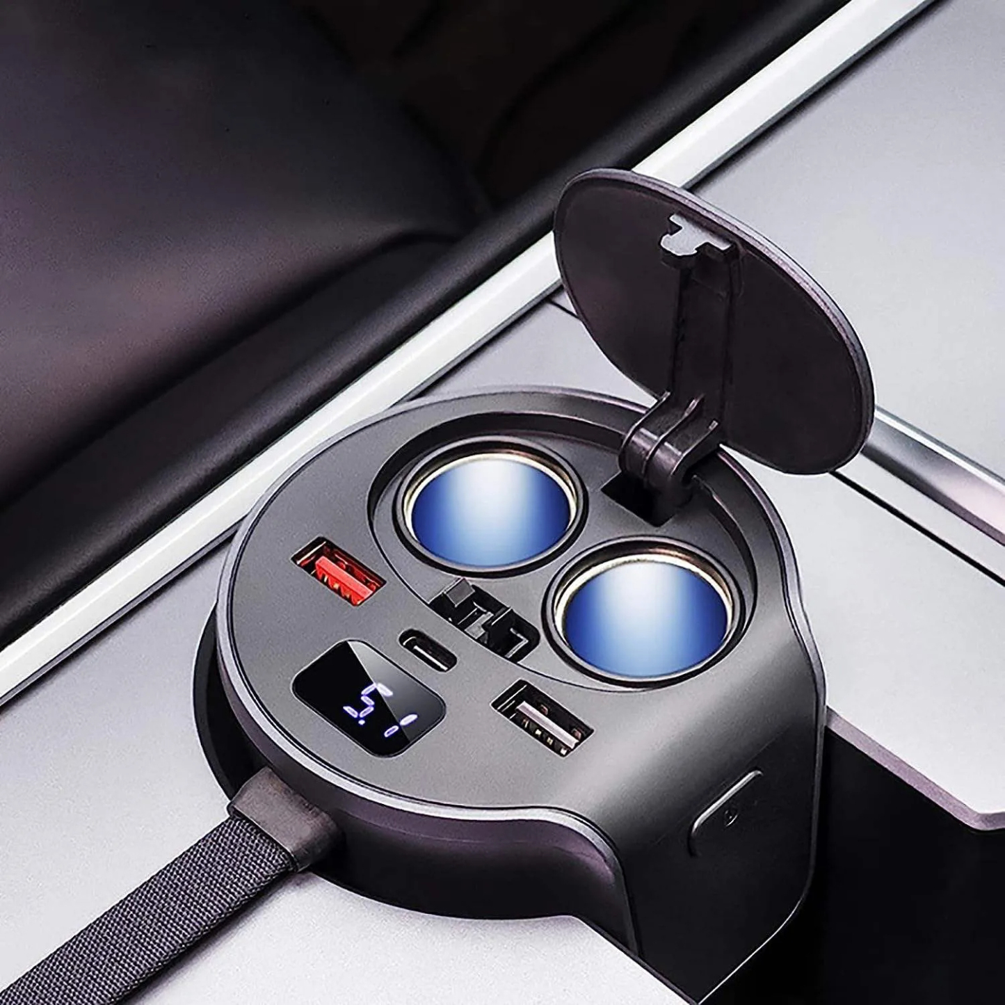 Model 3/Y（2022-2023） 65W Fast Charging HUB Docking Station-TESGOD