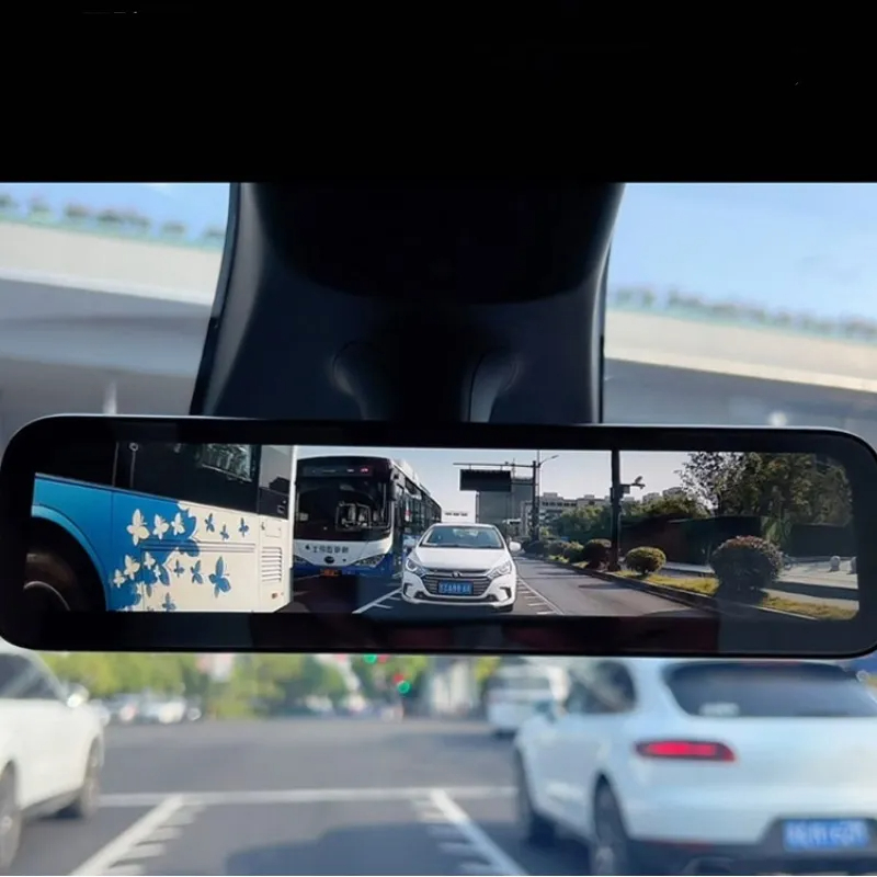 Model 3/Y 8.2” Live Streaming Rear View Mirror with Chassis Camera-TESGOD