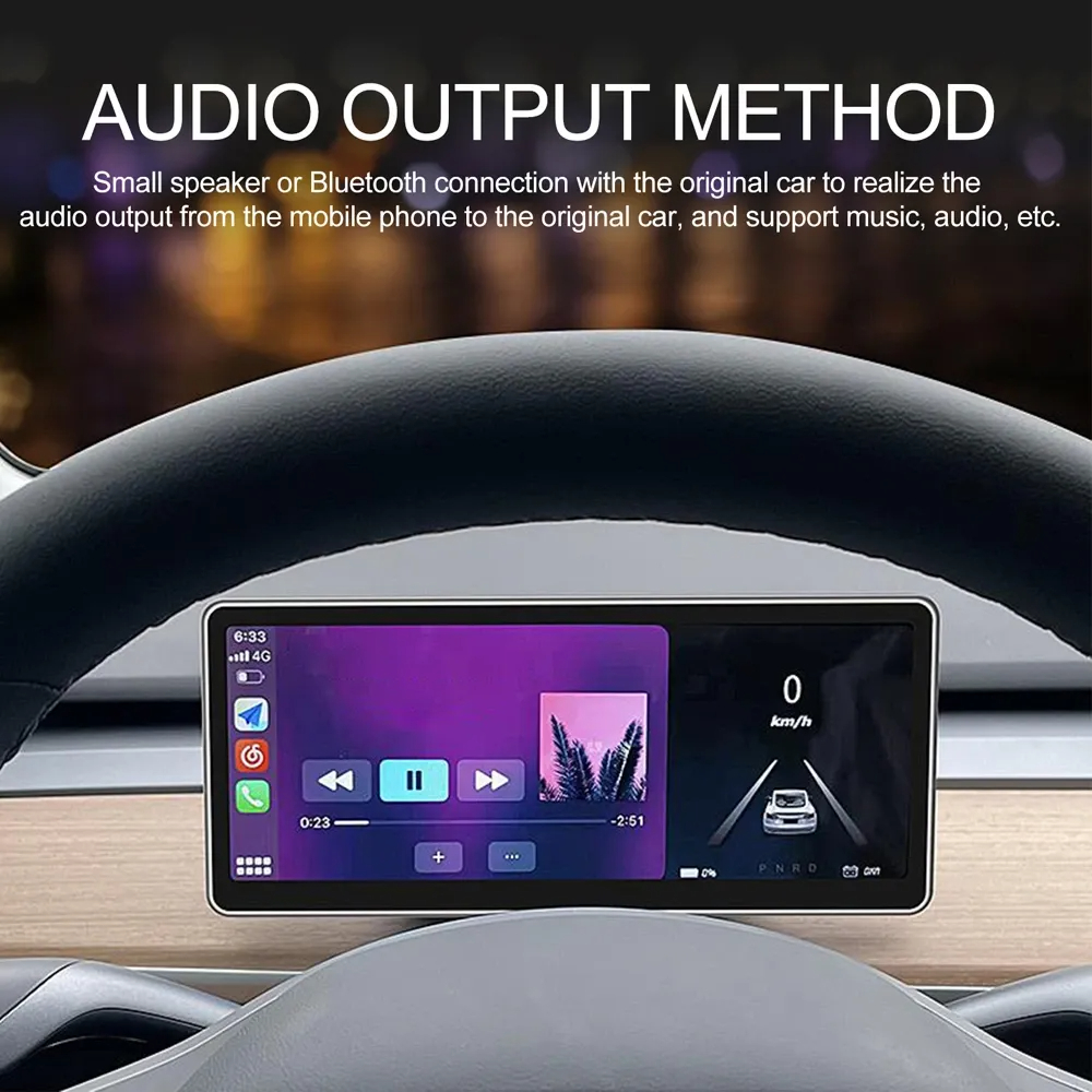 Model 3/Y 9''inch Carplay Center Console Dashboard Touch Screen-TESGOD