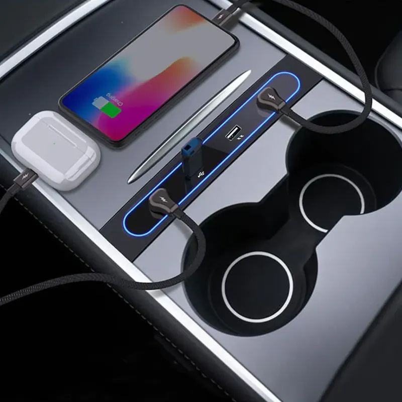 Tesla Model 3 (2017-2023.10) / Y (2020-2024) Center Console USB Hub-TESGOD