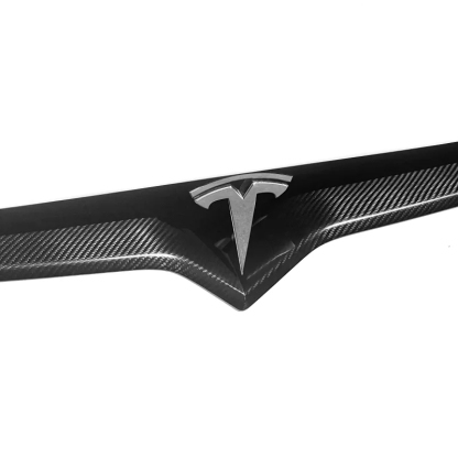 Model X Front End Inlay - Real Molded Carbon Fiber-TESGOD