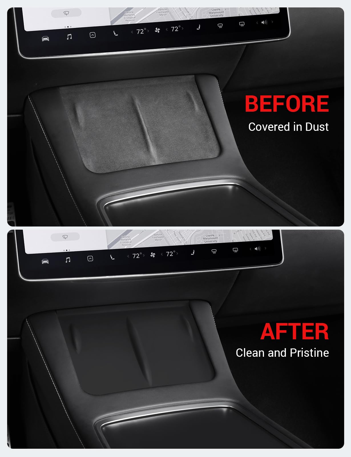 Tesla Model Y/3 Center Console Wireless Charger Pad Silicone Case-TESGOD