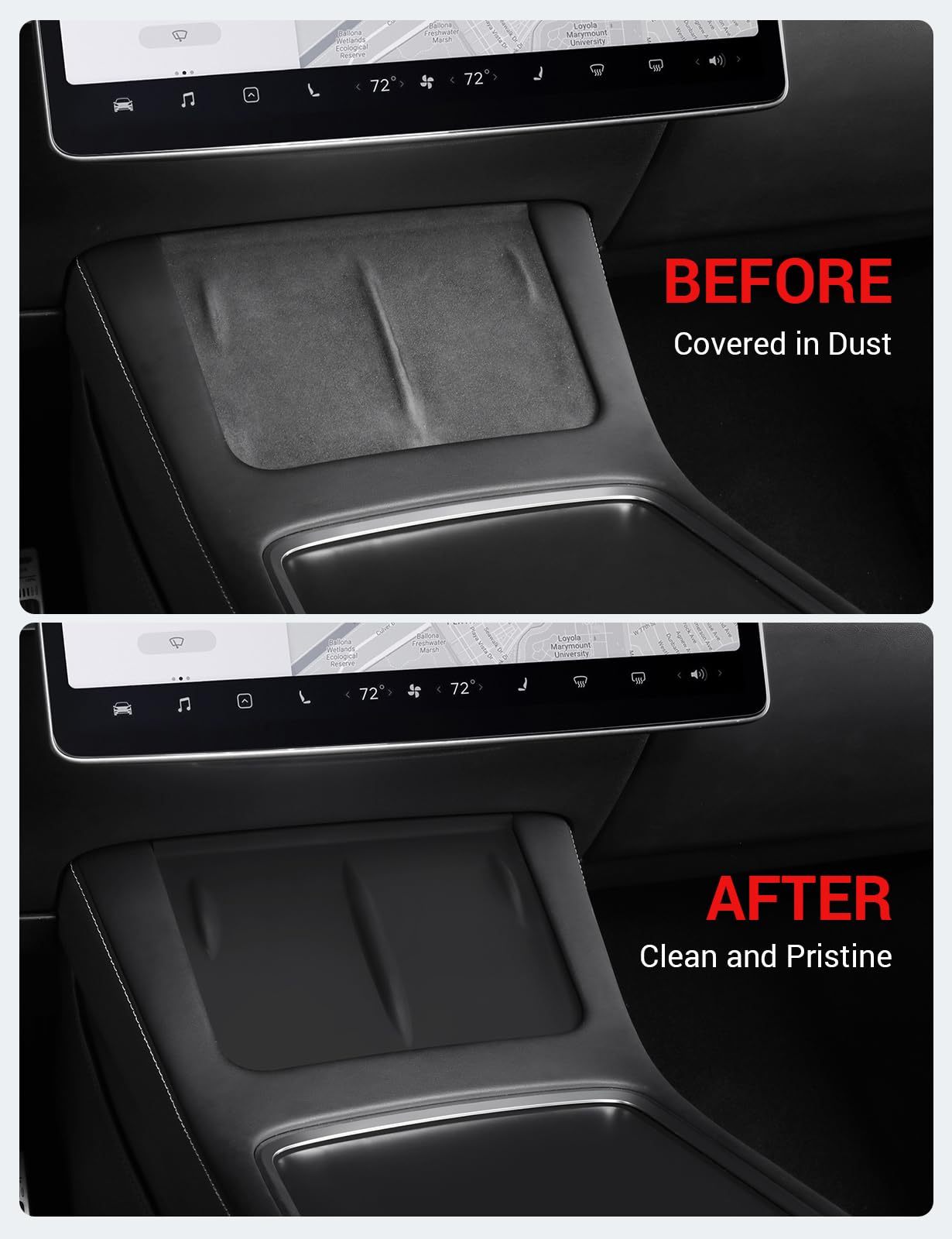 Tesla Model Y/3 Center Console Wireless Charger Pad Silicone Case-TESGOD