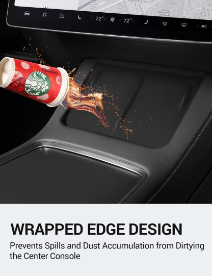 Tesla Model Y/3 Center Console Wireless Charger Pad Silicone Case-TESGOD