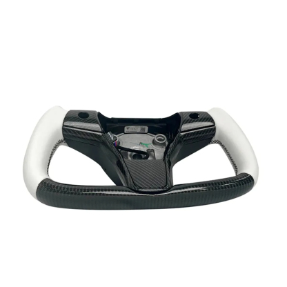 Mods to the Tesla Model 3 / Y Plaid Yoke Steering Wheel-TESGOD