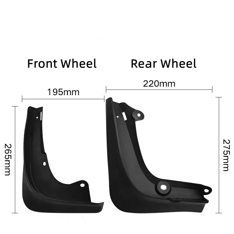 Mud Flaps for Tesla Model S-TESGOD
