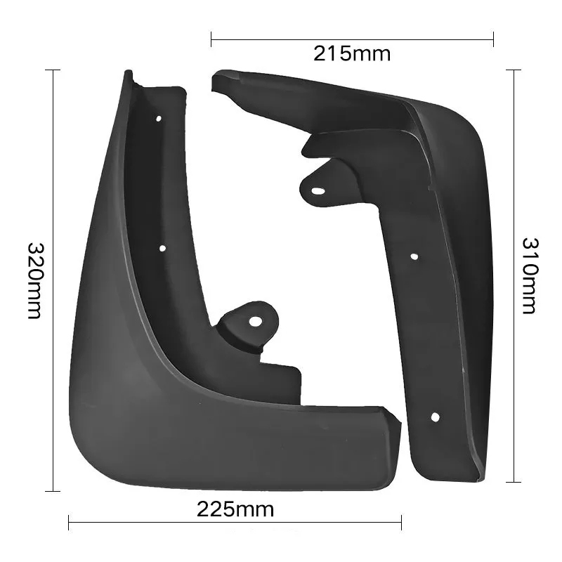 Mud Flaps for Tesla Model X-TESGOD