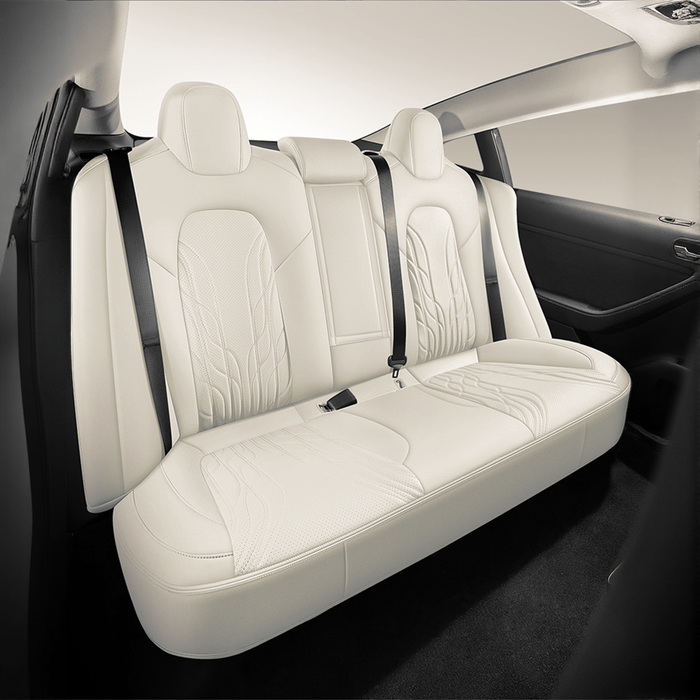 Nappa Leather Seat Covers for Model 3 Highland & Model Y Juniper
