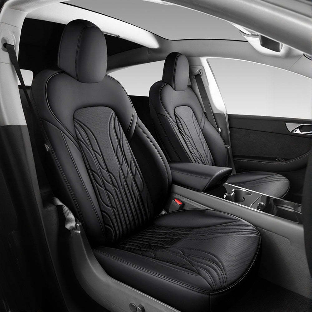 Nappa Leather Seat Covers for Model 3 Highland & Model Y Juniper