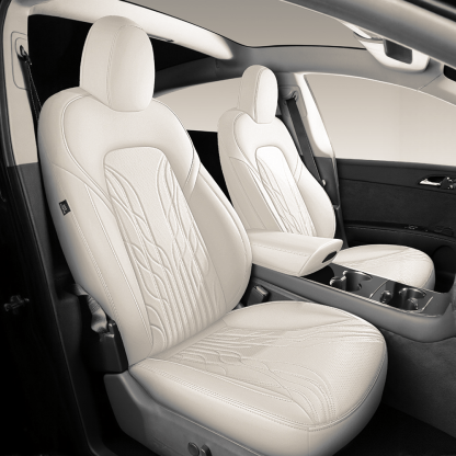 Nappa Leather Seat Covers for Model 3 Highland & Model Y Juniper