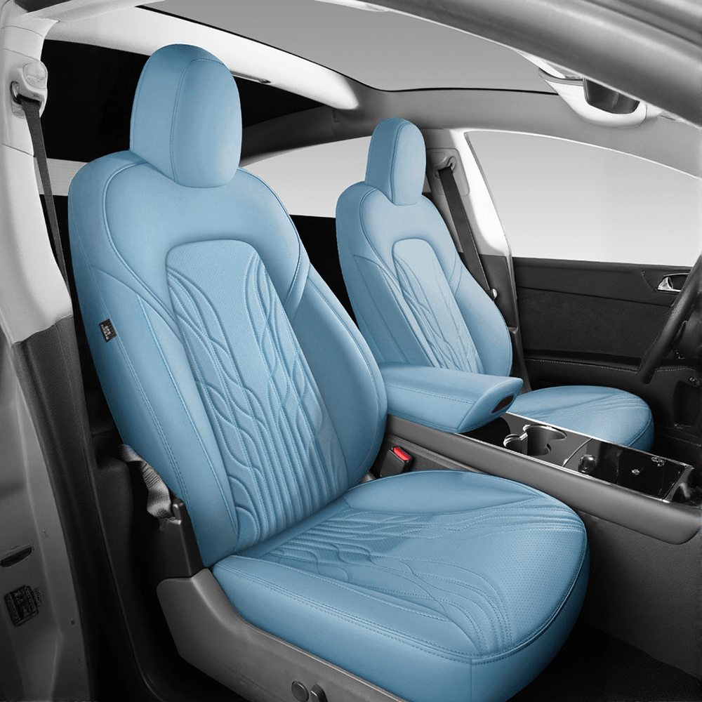 Nappa Leather Seat Covers for Model 3 Highland & Model Y Juniper