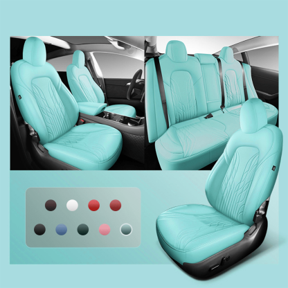Nappa Leather Seat Covers for Model 3 Highland & Model Y Juniper