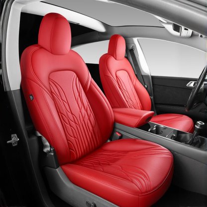 Nappa Leather Seat Covers for Model 3 Highland & Model Y Juniper