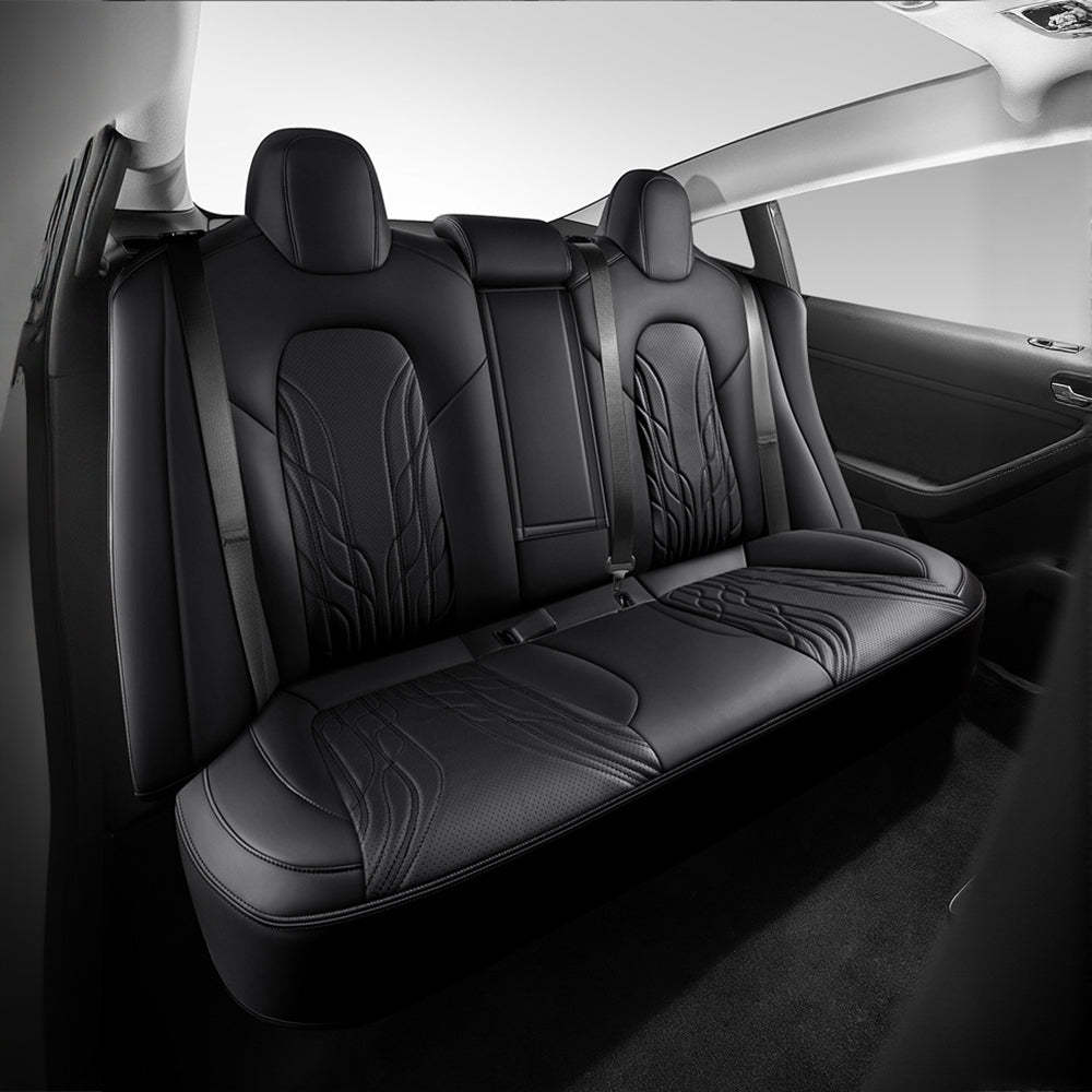 Nappa Leather Seat Covers for Model 3 Highland & Model Y Juniper