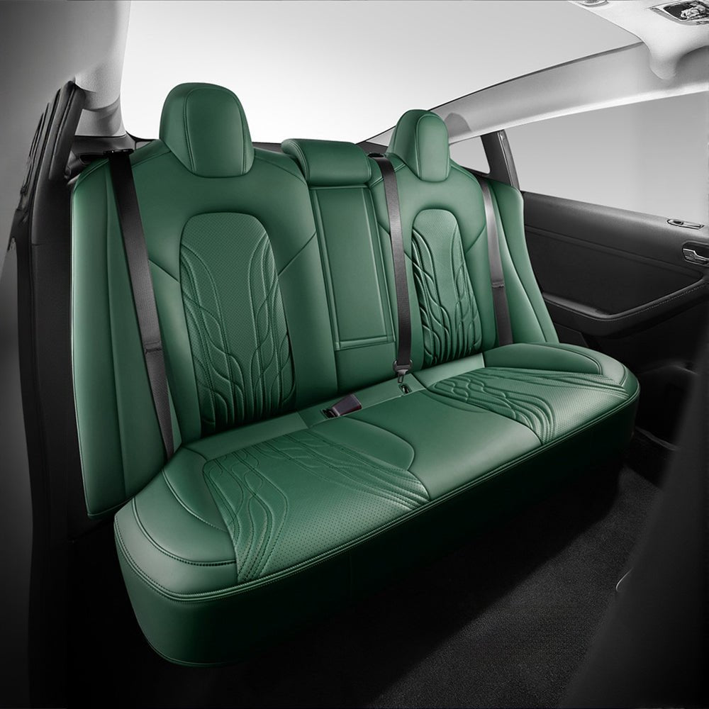 Nappa Leather Seat Covers for Model 3 Highland & Model Y Juniper