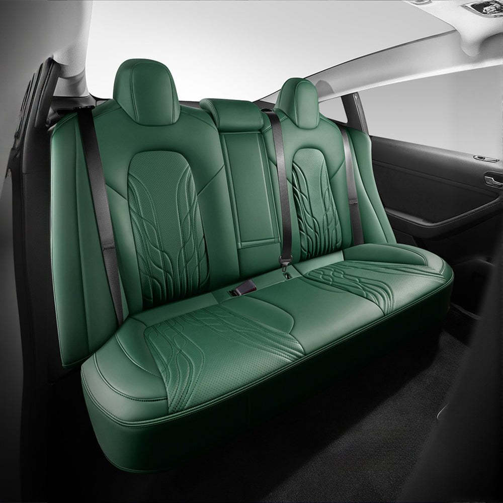 Nappa Leather Seat Covers for Model 3 Highland & Model Y Juniper