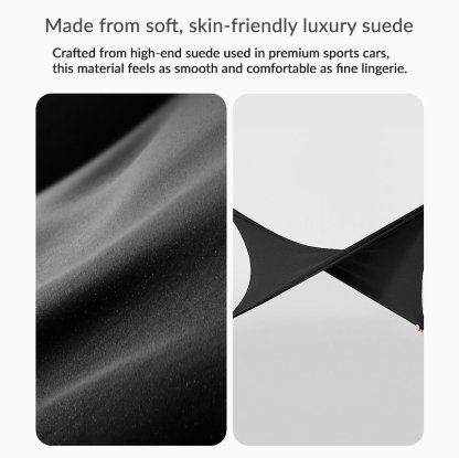 Neck and Lumbar Support Pillow for Tesla Model 3/Y/X/S  | Premium Suede Memory Foam Headrest