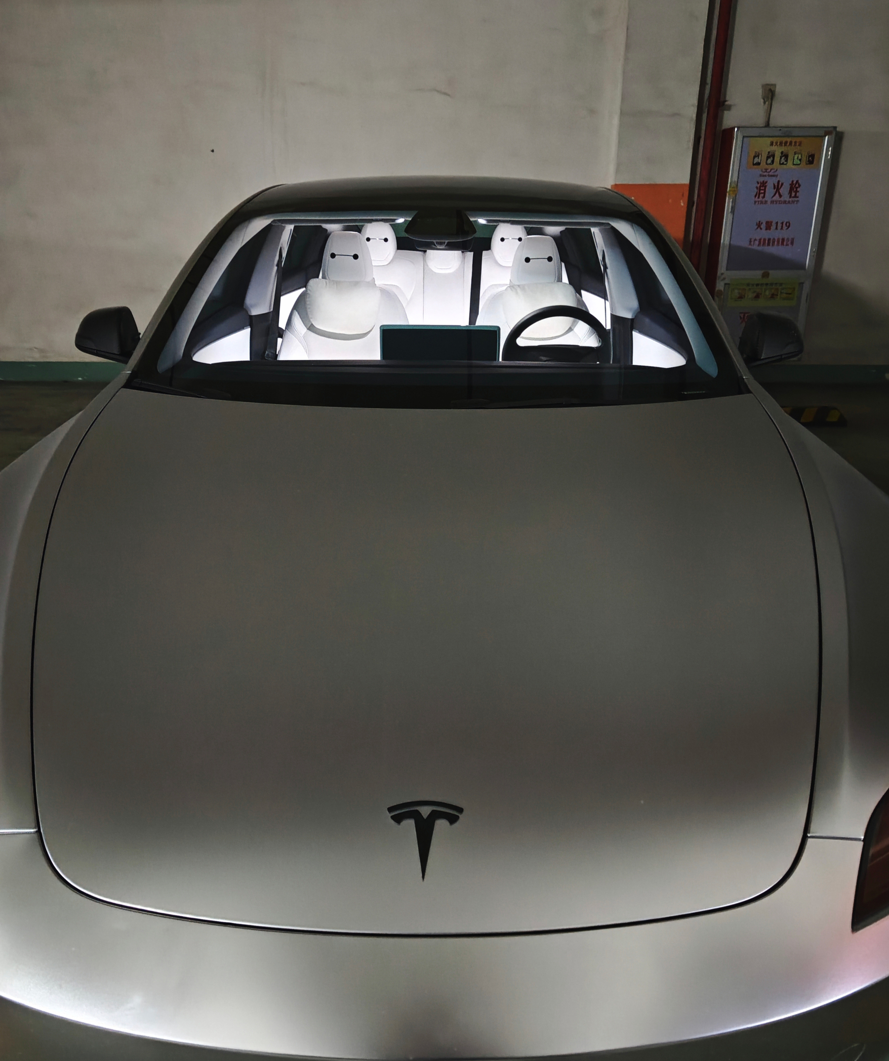 Christmas Hat for Tesla Model 3/X/S/Y Seats (2 hats with 2 pair of eyes)-TESGOD