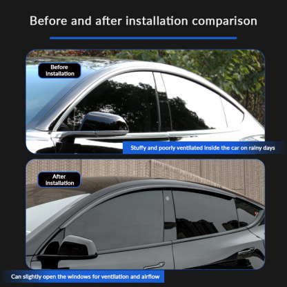 Window Rain Cover 4pcs for Tesla Model 3/Y-TESGOD