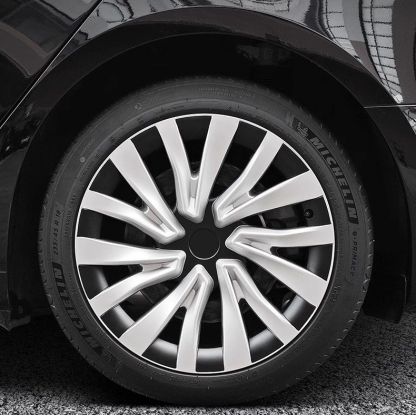 4PCS HubCap for Tesla Model 3 Highland 2024 – 18 Inch Replacement Wheel Cover-TESGOD