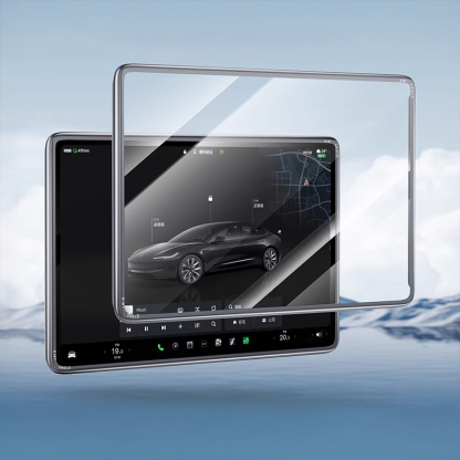 Tesla Model 3/Y Integrated Screen Protector & Case – Full-Coverage Tempered Glass-TESGOD