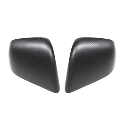 Carbon Fiber Side Mirror Covers (1 Pair) for Tesla Model 3 (2017-2023.10) / Model Y (2020-2024)-TESGOD