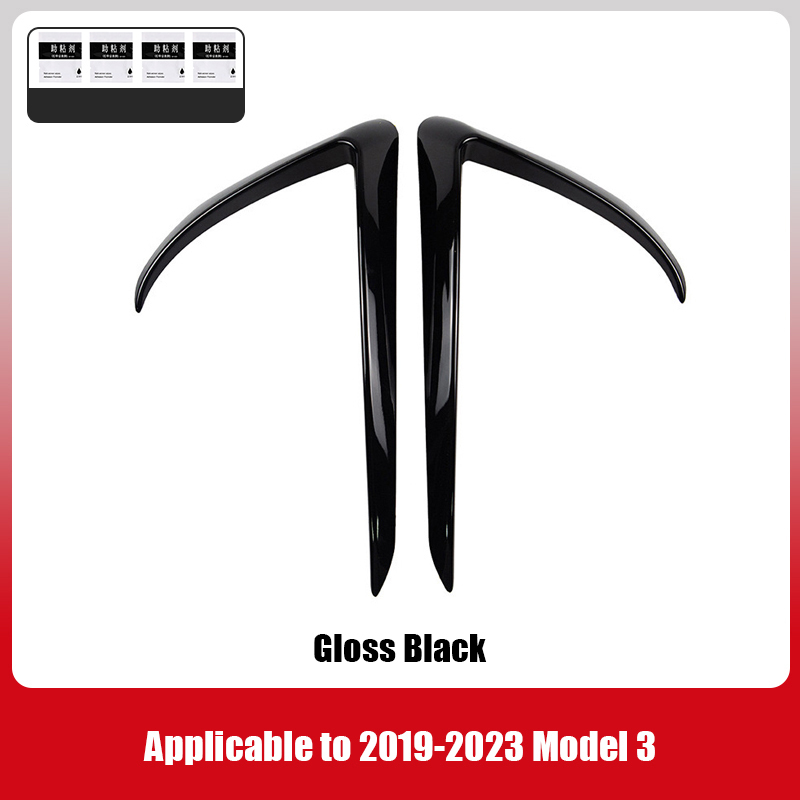 Fog Light Trim for Tesla Model 3/Y - High-Quality ABS with Carbon Fiber Finish-TESGOD