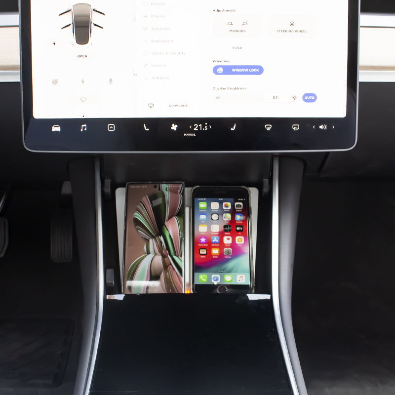 Wireless Phone Charger for Tesla Model 3 – 15W Fast Charging-TESGOD