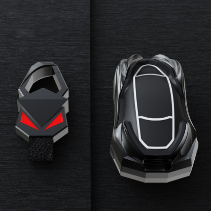 Tesla 3/Y/S/X Aluminum Alloy Keychain Cover-TESGOD