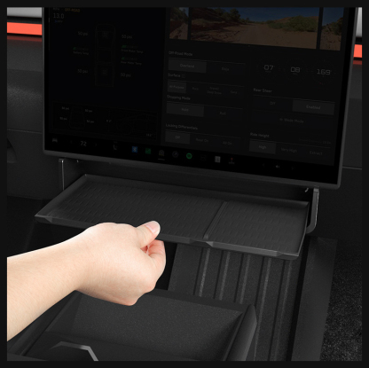 Under Screen Hidden Storage Box for Cybertruck-TESGOD