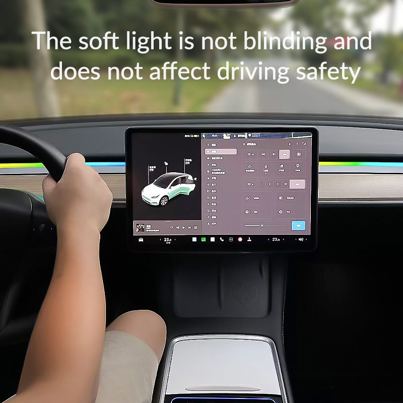 Tesla Model 3/Y Dashboard Ambient Lighting – Light Syncs with Music-TESGOD
