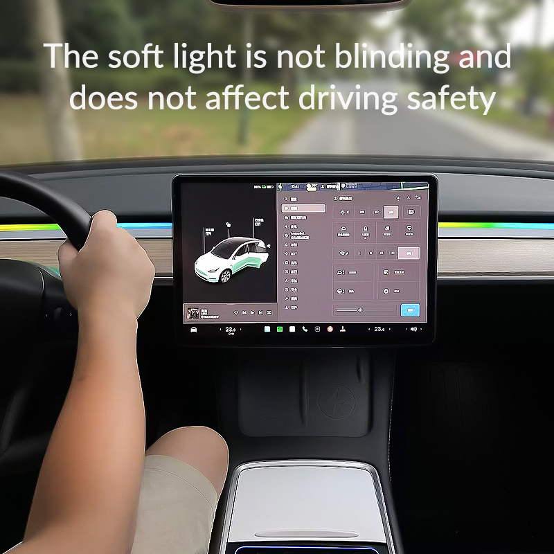 Tesla Model 3/Y Dashboard Ambient Lighting – Light Syncs with Music-TESGOD