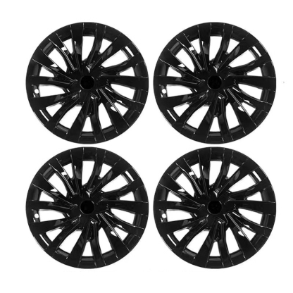 4PCS HubCap for Tesla Model 3 Highland 2024 – 18 Inch Replacement Wheel Cover-TESGOD