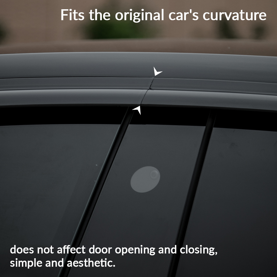 Window Rain Cover 4pcs for Tesla Model 3/Y-TESGOD