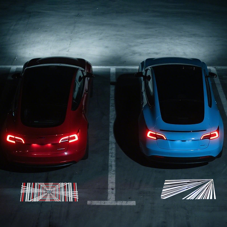 License Plate Projection Lights for Model 3 / Model Y