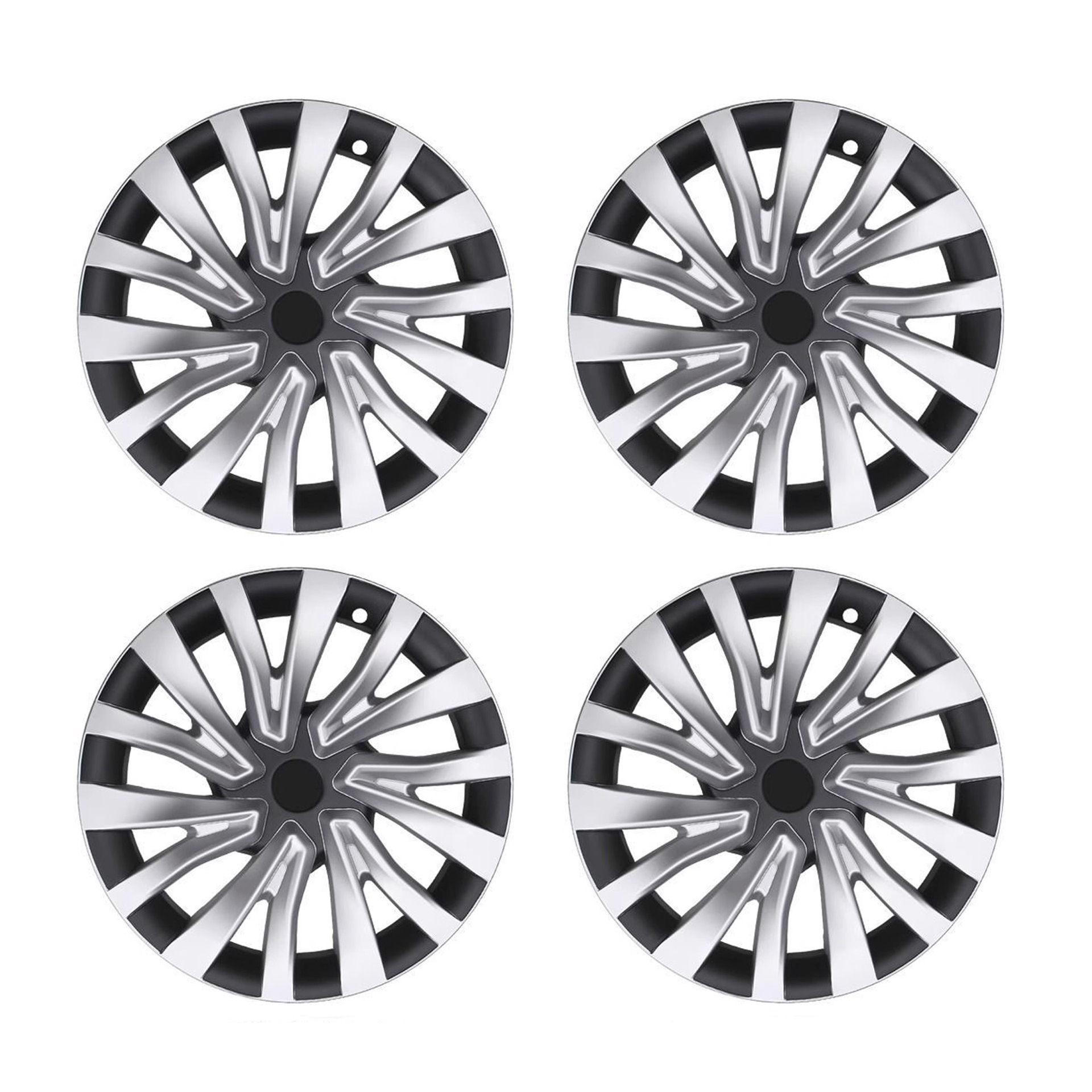 4PCS HubCap for Tesla Model 3 Highland 2024 – 18 Inch Replacement Wheel Cover-TESGOD